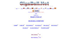 Desktop Screenshot of gigaball.net