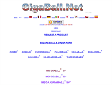 Tablet Screenshot of gigaball.net